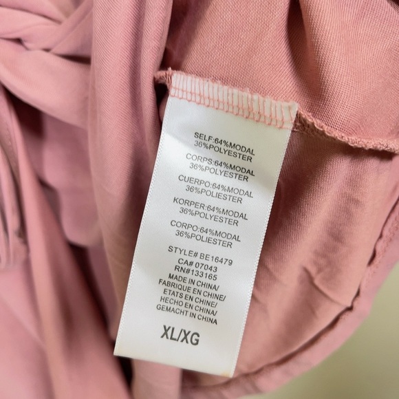 ANTHROPOLOGIE | ERI + ALI SCALLOP RUSTY PINK WRAP TOP - Picture 13 of 14